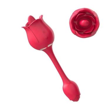 Imagem de Vibrador Rosa Estimuladora De Clitóris Pro 5 E Ponto G Brinquedo Erótico Potente e Discreto [MAGENTA]