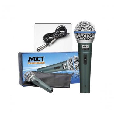 Imagem de Microfone Mxt Dinamico Pro Bt-58a Metal Com Fio 4.5