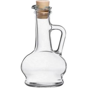 Imagem de Garrafa 260ml Para Azeite Ou Vinagre Em Vidro E Rolha Sintética Pasaba