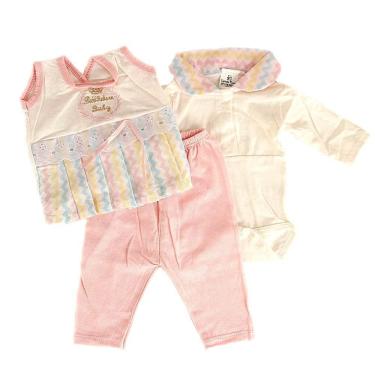 Imagem de Saída De Maternidade Menina Com Acessórios Arco Íris