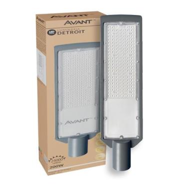 Imagem de Luminaria Led Poste Detroit 200w 6500k Branco Frio Bivolt Ip66 Provad'