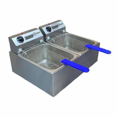 Imagem de Fritadeira Elétrica de Mesa Sebem 10 Litros 5000W 2 Cestos 127V SFE10