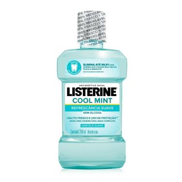 Imagem de Antisséptico Bucal Listerine Cool Mint Zero Álcool 250ml