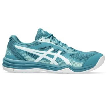 Imagem de ASICS Tênis de vôlei masculino Upcourt 5, Azul petróleo/branco, 41