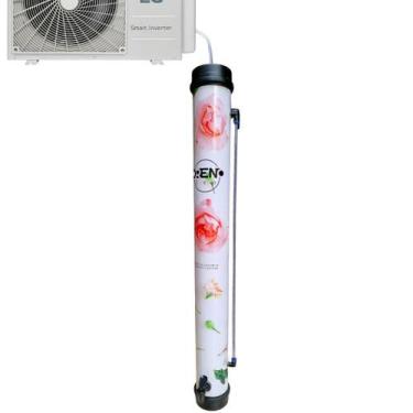 Imagem de Coletor De Água Drenoeco - 8L Flores Rosa. 97 Cm. - Tdr Soluções
