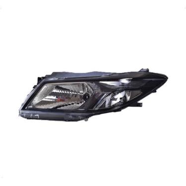 Imagem de Farol Chevrolet Onix 2013 Ate 2019 Lado Esquerdo Moldura Fume Smoked A