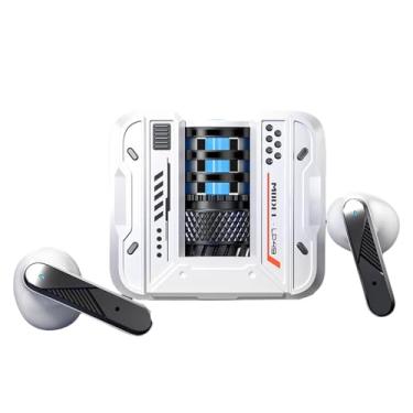 Imagem de LP49 Fones de ouvido intra-auriculares Bluetooth sem fio com cancelamento de ruído para jogos HD Call Sport à prova d'água com microfone embutido-White