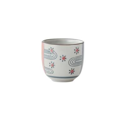 Imagem de Xícaras de chá coloridas de cerâmica em estilo japonês, retrô, simples, requintada e resistente a altas temperaturas - copos lisos violeta de duas cores