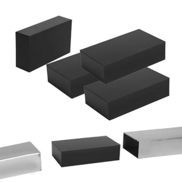 Imagem de Sidasu Pacote com 4 conectores de extensão de corrimão planos – Conexões POM de alta resistência para instalação segura do corrimão - H04