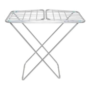 Imagem de Varal Chão Aluminio Não Enferruja Dobrável Reforçado