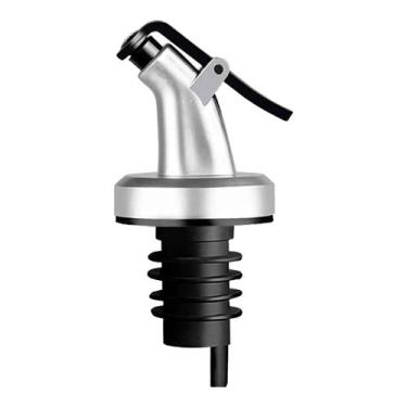 Imagem de Bico Dosador de Garrafa de Azeite Vinagre com Vedação Silicone Tampa G