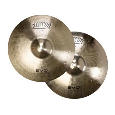 Imagem de Prato de Bateria Hi-Hat 14" Zarcon EVO - Par Chimbal Liga B20