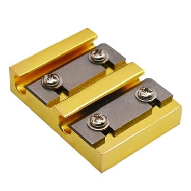 Imagem de Colaxi Carretéis de cravelhas para violino, barbeador, ferramenta para fazer violino, cravelhas de afinação, acessórios de metal para instrumentos musicais, Ouro