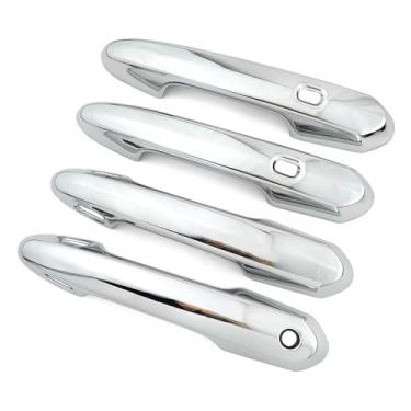 Imagem de Dakitita Acabamento da tampa da maçaneta da porta externa para Toyota Sienna 2021-2024 Acessórios Decoração (cromada)