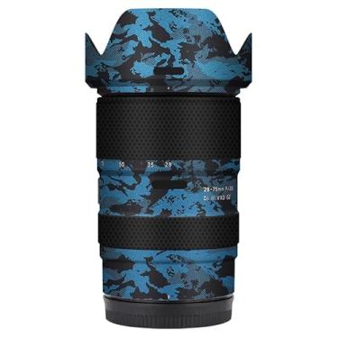 Imagem de Adesivo antiarranhões para lente de câmera para Tamron 28-75 mm F2.8 G2 adequado para Nikon Mount Coat Vinil Película Protetora Decalques 28-75 F 2,8 G 2 (Azul cavaleiro)