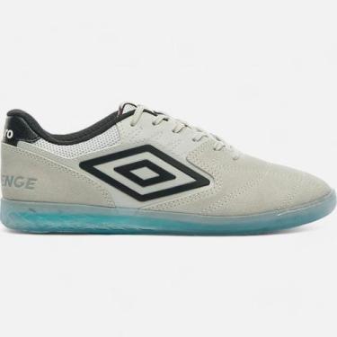 Imagem de Chuteira Futsal Umbro Pro Challenge Futebol Adulto, Cinza, 44