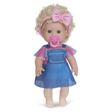 Imagem de Boneca Milk Danadinha Loira Linda Bebê