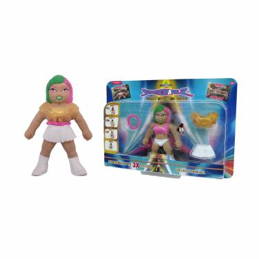 Imagem de Stretchapalz - Boneco De 14Cm Dye Branco - Luta Mundial