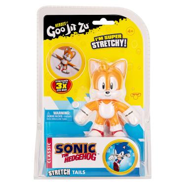Imagem de Goo Jit Zu - Boneco Elástico De 12Cm Do Tails - Sonic