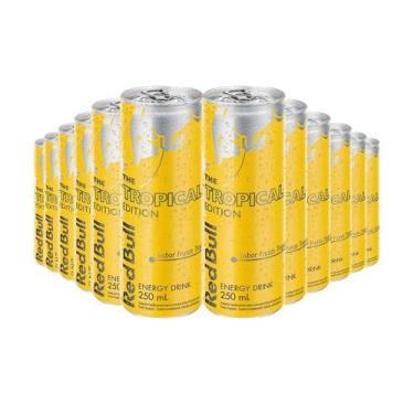 Imagem de Kit 12 Energetico Red Bull Tropical Edition 250ml cada