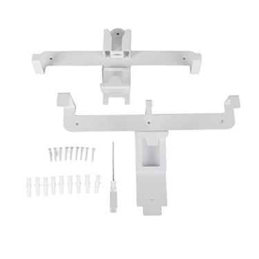Imagem de Suporte de armazenamento de montagem na parede para PSVR2 estável o suporte de suporte de parede durável para os acessórios do fone de ouvido do controlador PSVR2, material de
