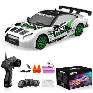 Imagem de RC Drift Car Desdoni 1:24 Scale 4WD 15KM/H de alta velocidade com LED