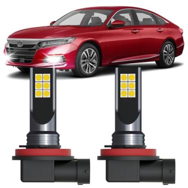 Imagem de XFLHEHD Serve para Honda Accord 2013-2018 lâmpadas de neblina led combo, lâmpadas de neblina H11