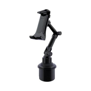 Imagem de Suporte Ajustável Para Tablet De Carro 360 Com Suporte Para Copo, Base