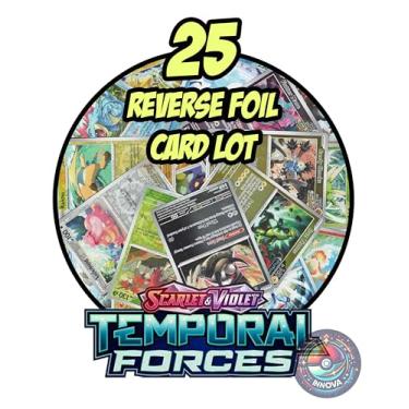 Imagem de Temporal Forces – Pokemon 25 Reverse Foil Card Lot