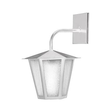 Imagem de Arandela colonial aço sextavado branca (l-1-b br) ideall 