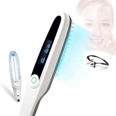 Imagem de Lâmpada De Fototerapia Uvb 311 Nm Luz De Fototerapia Uv De Banda Estreita Com Temporizador E Display Lcd Lâmpada De Terapia Uvb Para Uso Doméstico Para Pele, Corpo E Couro Cabeludo