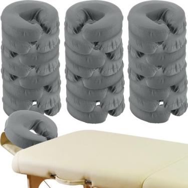 Imagem de Face Cradle Covers Macarrie Massage Table Microfiber Grey x24