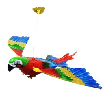 Imagem de Rrlihjgu Brinquedo Pássaro Para Gatos Que Voam | Pássaro Simulação Pendurável Com Suave - Eletrónico Acessórios Animais Simulação Para Exercício Interior Estimular Brincar Caça Salto Teto