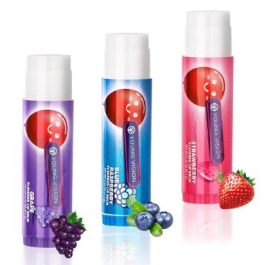 Imagem de Máscara de dormir labial, hidratante noturno, máscara labial de frutas silvestres, protetor labial reparador para dia e noite para melhorar a secura rachada, hidratar, nutrir, esfoliar os lábios