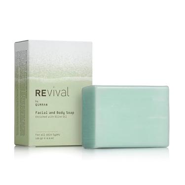Imagem de Sabonete mineral para rosto e corpo Revival Olive Oil & Dead Sea – Hidratante e limpeza com minerais do Mar Morto – Hidratante, nutritivo e adequado para todos os tipos de pele – 125 g