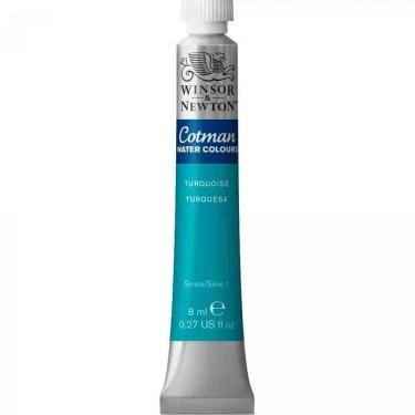 Imagem de Aquarela Cotman W&N Tubo 654 Turquoise 8Ml