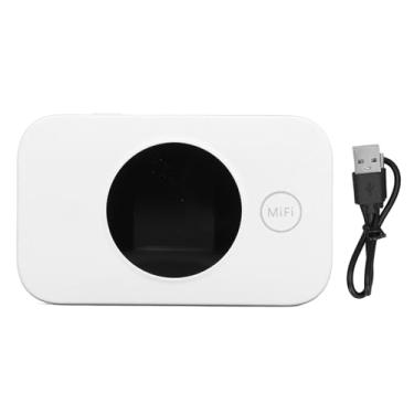 Imagem de 4G LTE Mobile Hotspot Portable WiFi Router leve conecta até 10 dispositivos com tela de tela para laptops de smartphones Travel ABS 3000mAh Bateria