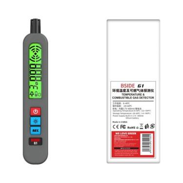 Imagem de Detector De Gás Recarregável BSIDE Para Análise De Gás Combustível Nat