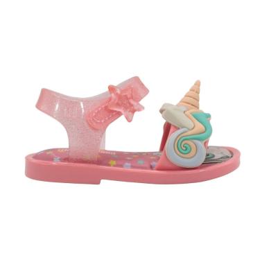 Imagem de Sandália Mini Melissa Mar Sandal Uni Baby Rosa/Rosa Glitter