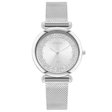 Imagem de Relógio Euro Feminino Stones Prata - Eu2035yzf-4k