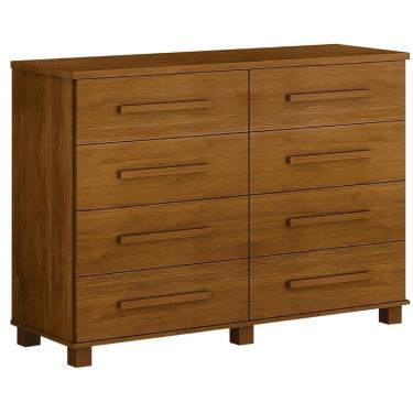 Imagem de Cômoda San Marino Cinamomo 8 Gavetas Leifer Móveis