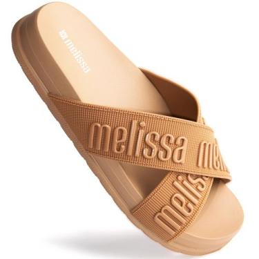 Imagem de Chinelo Melissa Cozy Slide M-lover Feminino Original 36118, Marrom, 33