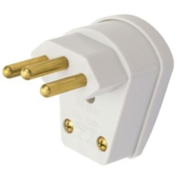 Imagem de Plugue Bipolar 2p+t Padrão Cinza - 1482 - Fame Plugue Bipolar 2p+t Padrao Cinza Fame 1482 .