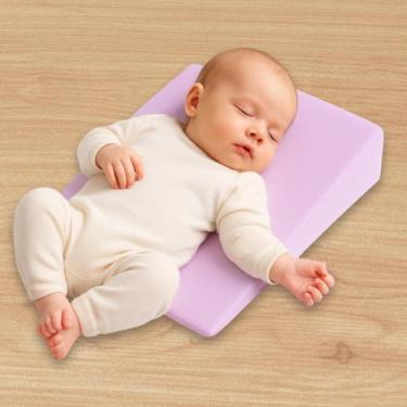 Imagem de Travesseiro Anti Refluxo para Bebê Inclinado Confortável e Seguro - An