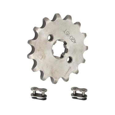 Imagem de 420 17 mm Corrente de acionamento Contador Dianteiro Roda Dentada Engrenagem ATV Buggy Pit Dirt Quad Bike Lifan YX Loncin SDG (15T)