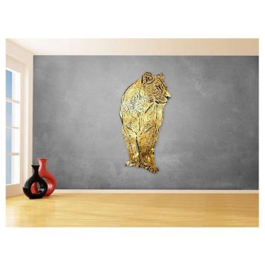 Imagem de Papel De Parede Animais Pop Art Leoa Colorido 3,5M Pxa460