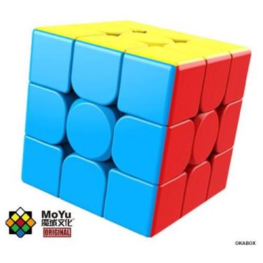 Imagem de Kit 10 Brinquedo Infantil Cubo Mágico 3x3x3 Moyual