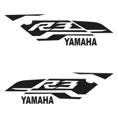 Imagem de Adesivo Protetor Tank Pad Yamaha YZF R3 2016 Lateral - Alta Resistênci