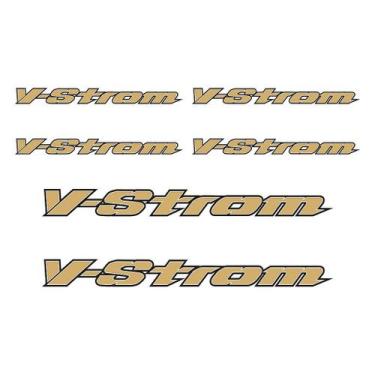 Imagem de Adesivo Resinado Suzuki V-Strom - Protetor Tank Pad - Cromo Sign