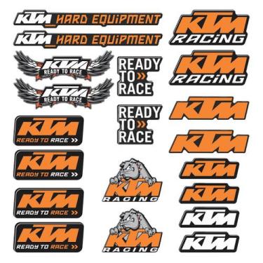 Imagem de Adesivo Protetor Tank Pad Resinado para Motocicletas KTM - Cromo Sign
